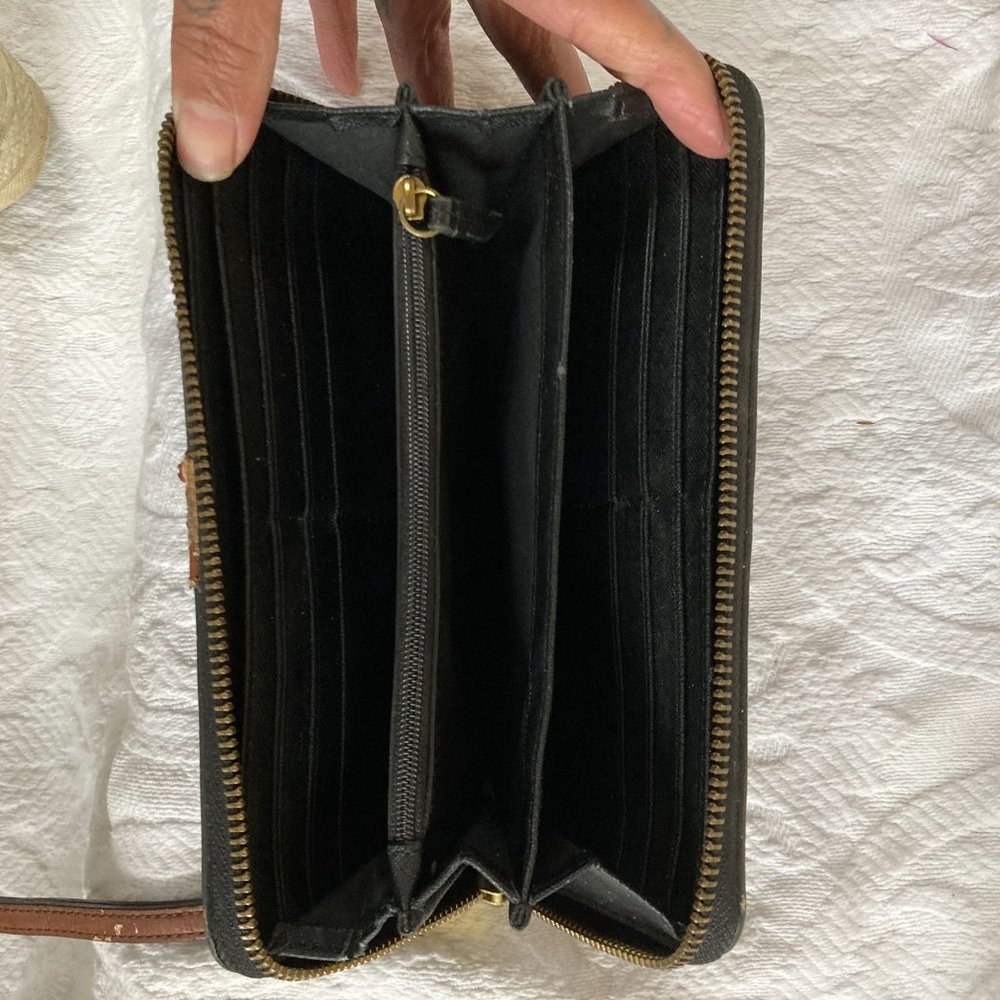 Fossil Key Print Zip Around Wristlet Wallet - image 3